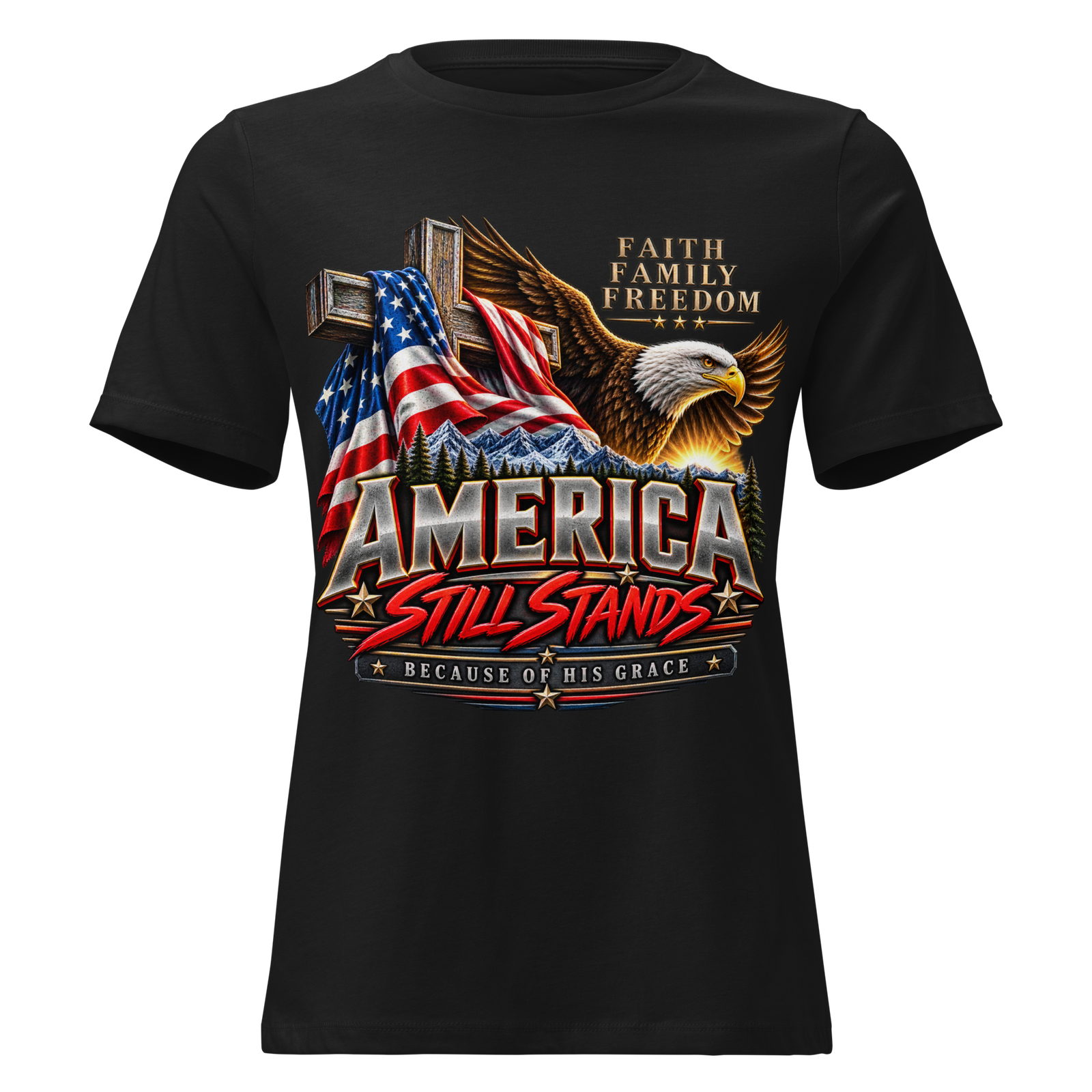 Women's America Still Stands Tee