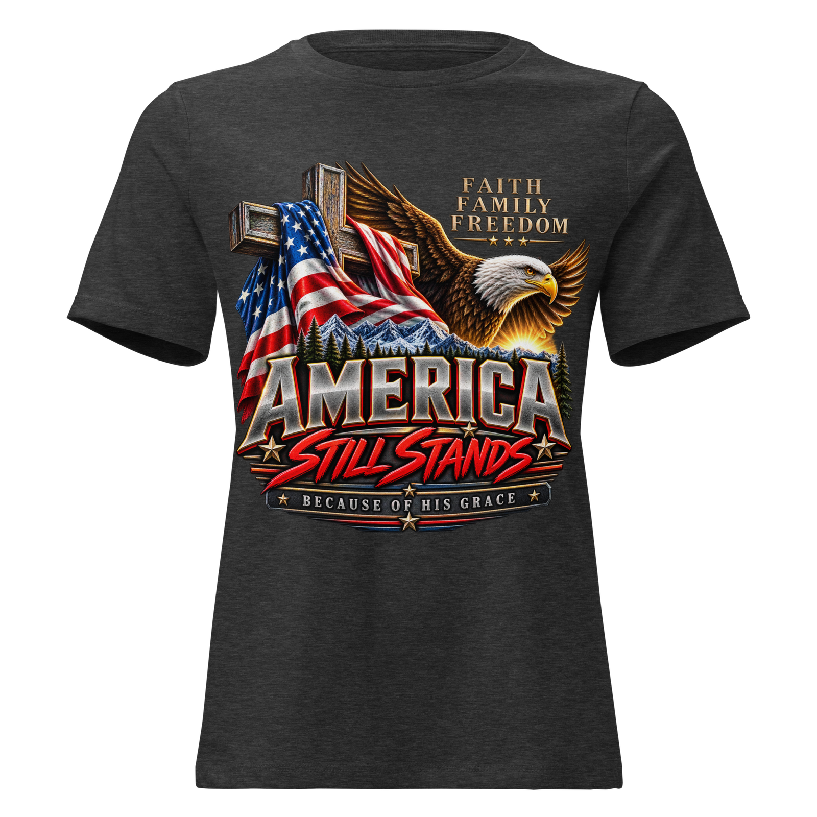 Women's America Still Stands Tee - Image 2