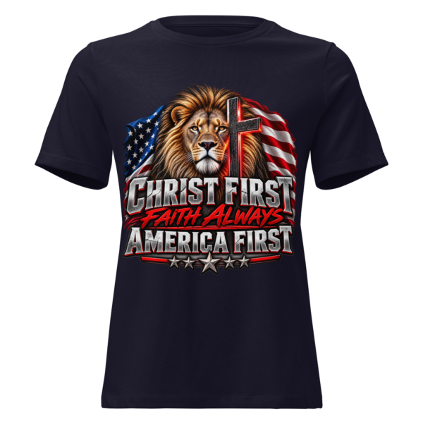 Women's Christ First Lion Tee