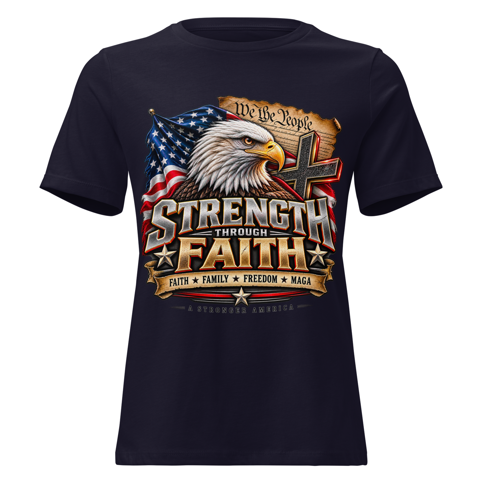 Women's Strength Through Faith Tee