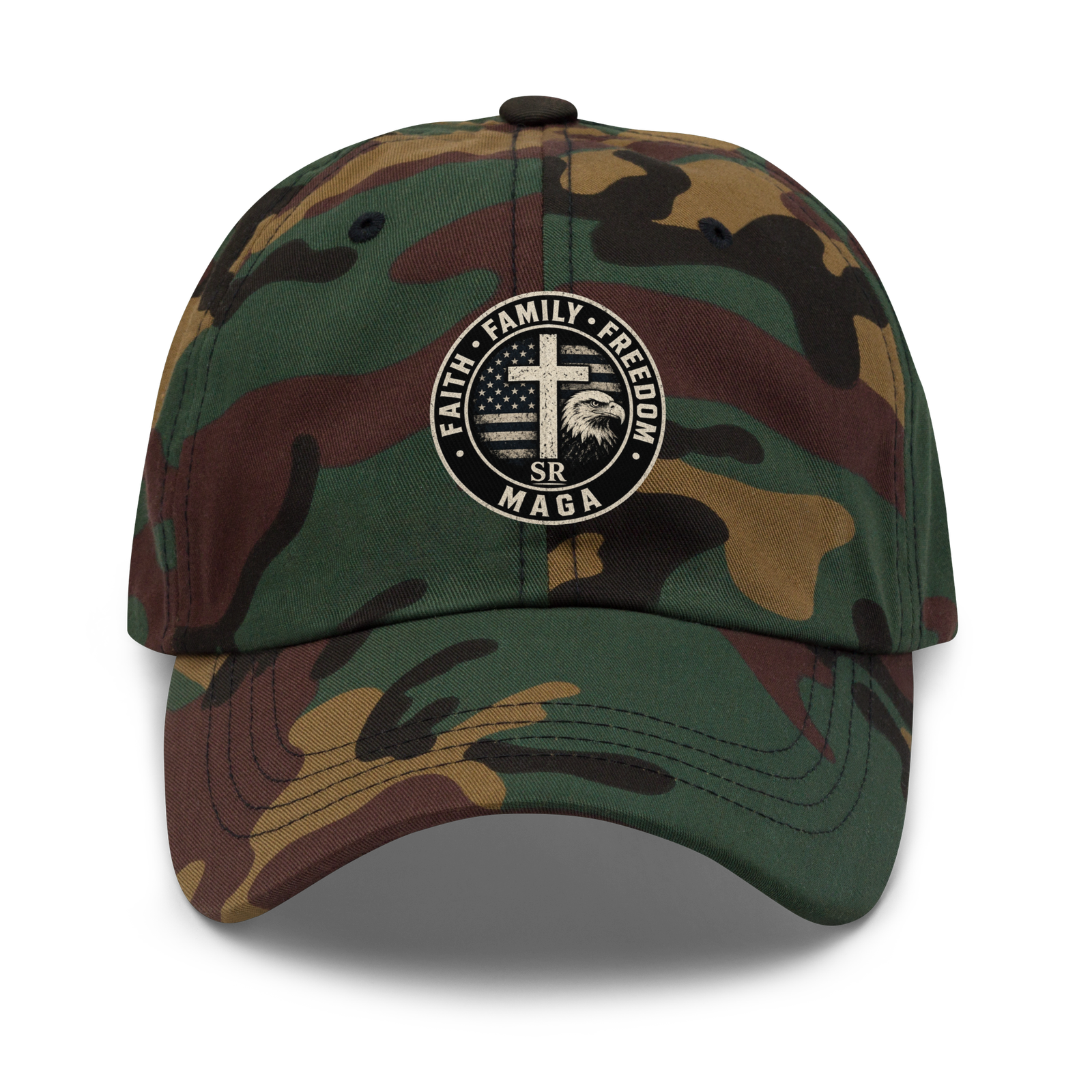 Faith Family Freedom Dad Hat - Image 4