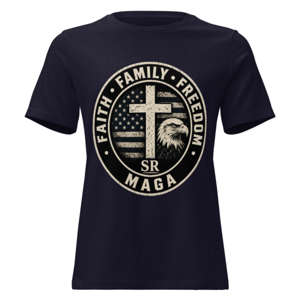 Women's Faith Family Freedom Tee
