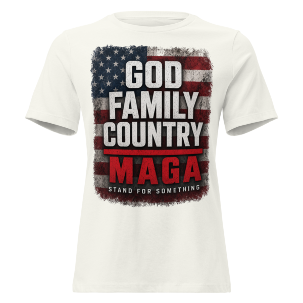 Women's God Family Country Tee
